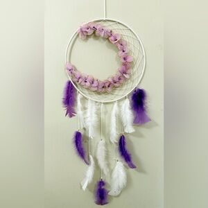 Purple and White large Dreamcatcher Wall Decor